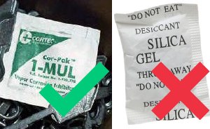 Desecantes y VCI: cómo proteger metales embalados